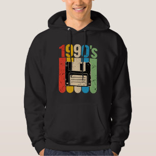 Veste À Capuche nostalgie de l'ordinateur des disquettes rétro des