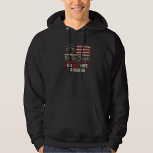 Veste À Capuche Nous Le Peuple La Vague Rouge Provient Du Républic