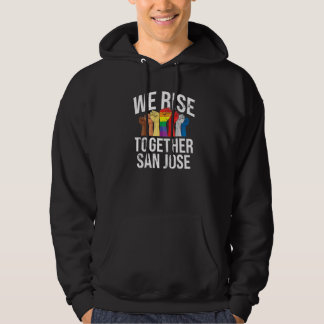 Veste À Capuche Nous Nous Réunissons San Jose Lgbtq California Pri
