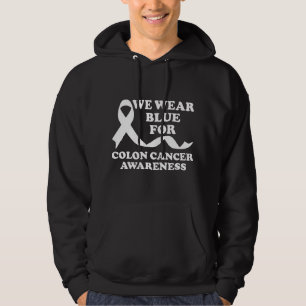 Veste À Capuche Nous portons du bleu pour la sensibilisation au ca
