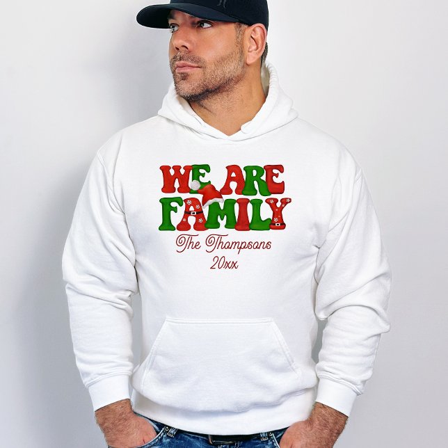 Veste À Capuche Nous sommes la famille personnalisée correspondant (Créateur téléchargé)