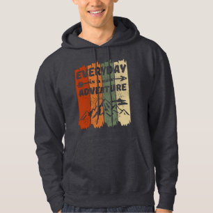 Veste À Capuche Nouveau randonnée aventure amoureux cadeau retro m