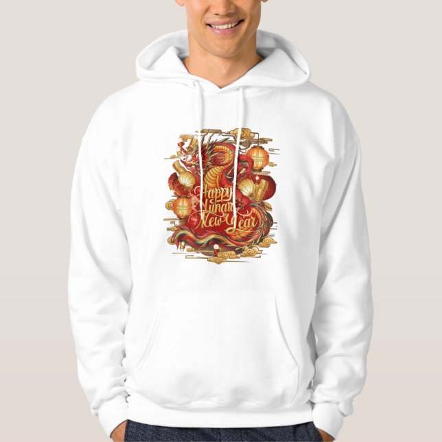 Veste À Capuche Nouvel An lunaire chinois 2025 - Année du Dragon (Devant)
