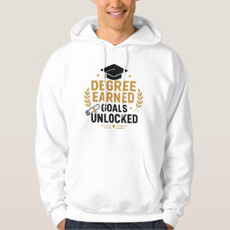 Veste À Capuche Objectifs de diplôme obtenus Déverrouillés Graduat