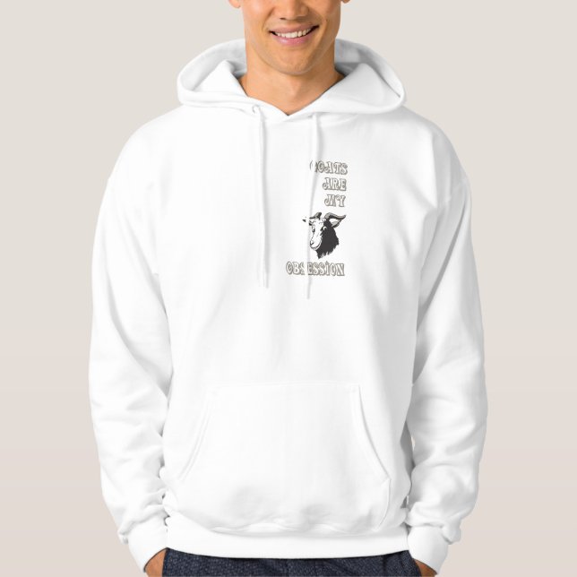 Veste À Capuche Obsession de la chèvre (Devant)