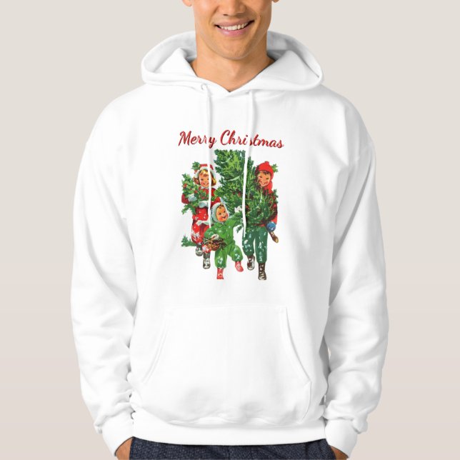 Veste À Capuche Obtenir l'arbre de Noël (Devant)