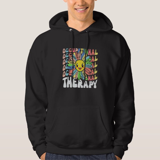 Veste À Capuche Occupational Therapy OT Therapist Cute OT Month Fl (Devant)