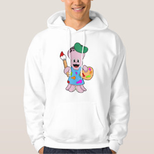Veste À Capuche Octopus comme Peintre avec pinceau