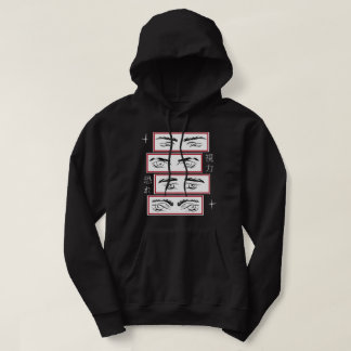 Veste À Capuche Oeil de nid avec personnages japonais