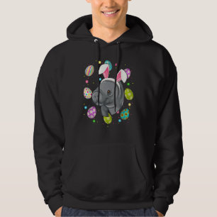 Veste À Capuche Oeufs de Pâques Bunny Ear Manatee Face Pâques dima