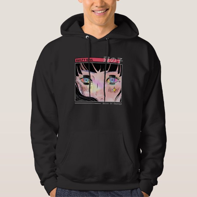 Veste À Capuche Oeuvres d'art Manga de l'âme de culpabilité Starry (Devant)