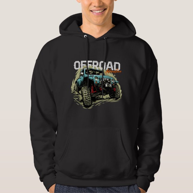 Veste À Capuche Off Roading Offroad 4x4 SUV (Devant)