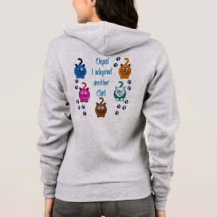 Veste À Capuche Oh là là ! !  J'ai adopté un autre chat !  Swea