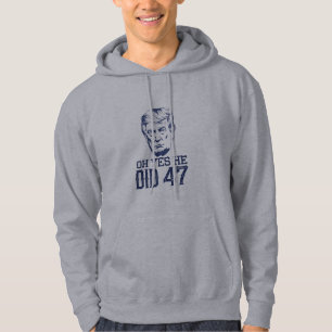 Veste À Capuche Oh Oui Il L'a Fait 47 Trump 2024