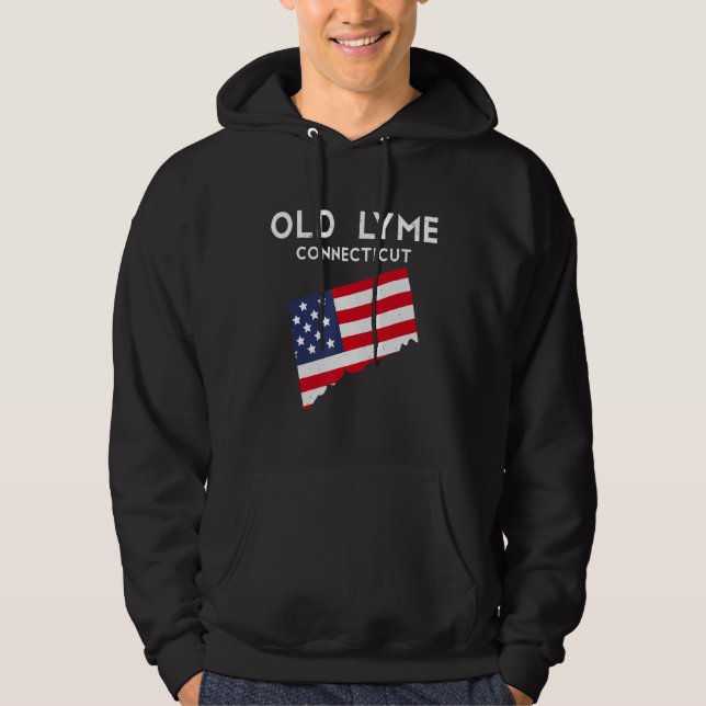 Veste À Capuche Old Lyme Connecticut USA State America Travel Conn (Devant)