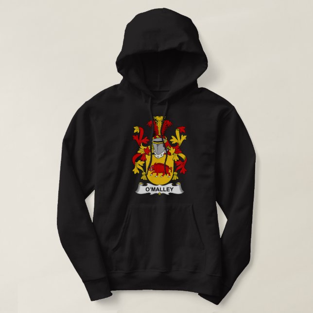 Veste À Capuche O'Malley Coat of Arms  Family Crest  (Design devant)