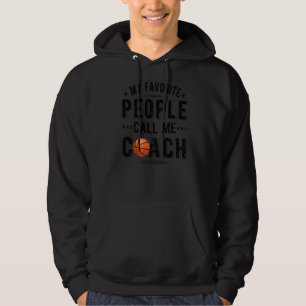 Veste À Capuche On M'Appelle Entraîneur De Basketball Coach Basket