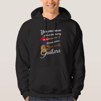 Veste À Capuche On Ne Peut Jamais Avoir Trop De Guitares