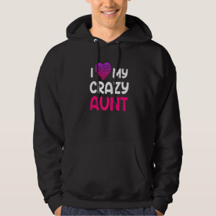 Veste À Capuche Oncle de famille tante J'aime ma tante folle 1