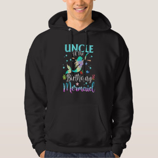 Veste À Capuche Oncle De L'Anniversaire Sirène Drôle Matching Fami