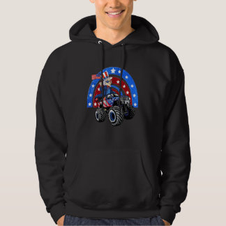 Veste À Capuche Oncle Sam équitation Monster Truck 4 juillet Meric