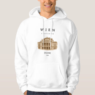 Veste À Capuche Opéra d'État de Vienne personnalisé | Nom & Année