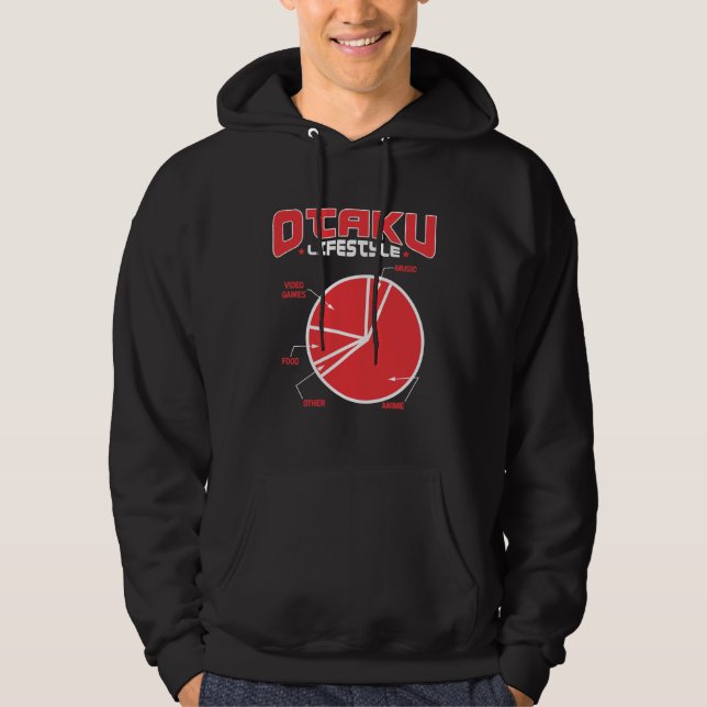 Veste À Capuche Otaku Lifestyle Food Anime Manga Kawaii Cosplay (Devant)