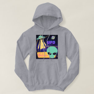 Veste À Capuche oufo, extraterrestre crois