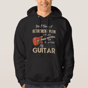 Veste À Capuche Oui j'ai un plan de retraite Je prévois de jouer d