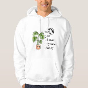 Veste À Capuche Oui partout sur mon visage papa drôle plante papa