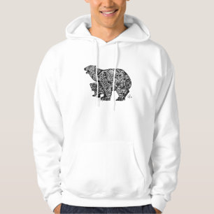 Veste À Capuche Ours blanc exprimé