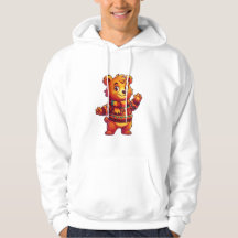 Ours Cozy en pull nordique