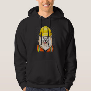 Veste À Capuche Ouvrier de construction Pomeranian Ouvrier Animal