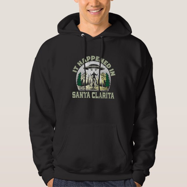 Veste À Capuche OVNI Alien À père Noël clarita (Devant)