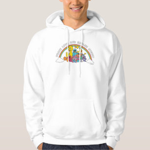 Veste À Capuche Paix, amour et sésame Street