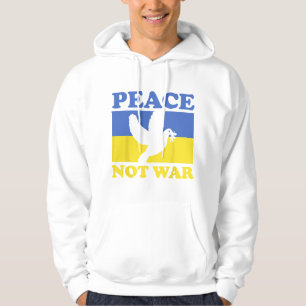 Veste À Capuche Paix Pas de Guerre Ukraine Paix Colombe