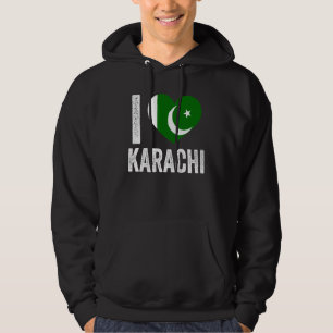 Veste À Capuche Pakistanais patriotique Drapeau du Pakistan J'ai