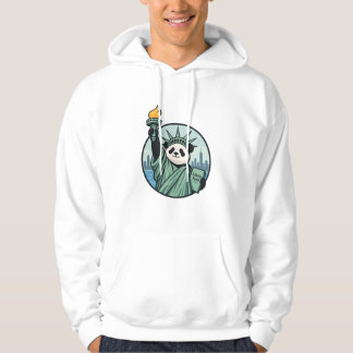 Veste À Capuche Panda de la Liberté