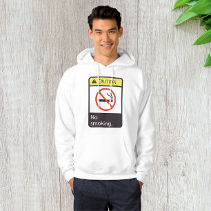 Veste À Capuche Panneau de mise en garde contre le tabagisme