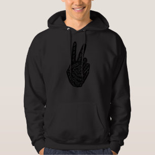 Veste À Capuche Panneau de paix Faire la paix et non la guerre