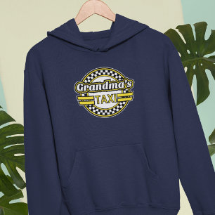Veste À Capuche Panneau de taxi de grand-mère