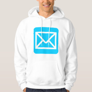 Veste À Capuche Panneau Enveloppe - bleu ciel