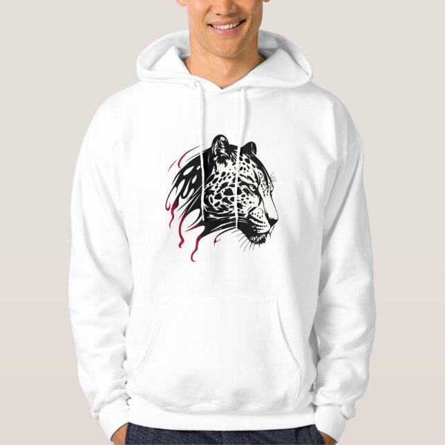 Veste À Capuche Panther The Speed - Libérez la puissance sauvage! (Devant)