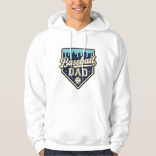 Veste À Capuche Papa Baseball Drippy Plaque de Base Vintage Vector
