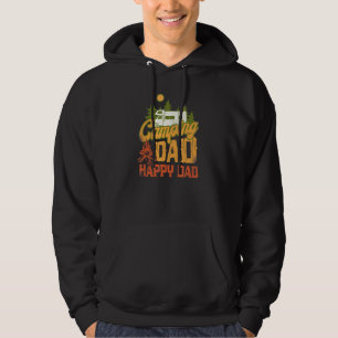 Veste À Capuche Papa camping Papa heureux Camping-car Caravane