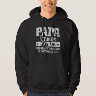 Veste À Capuche Papa connaît toute la Fête des pères