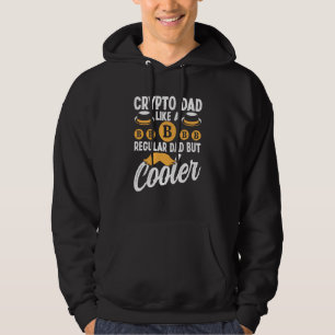 Veste À Capuche Papa Crypto-monnaie Blockchain Trader Meilleur P