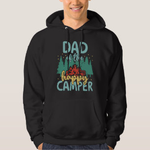 Veste À Capuche Papa de Happy Camper 1er Anniversaire Fête Retro P