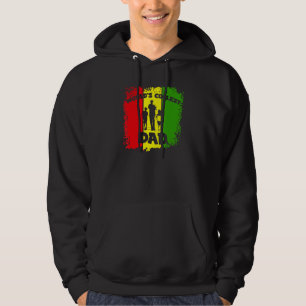 Veste À Capuche Papa le plus frais du monde Rasta Rastafari Pères
