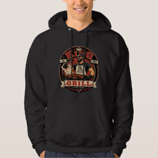 Veste À Capuche Papa L'Homme La Légende Le Maître du Grill